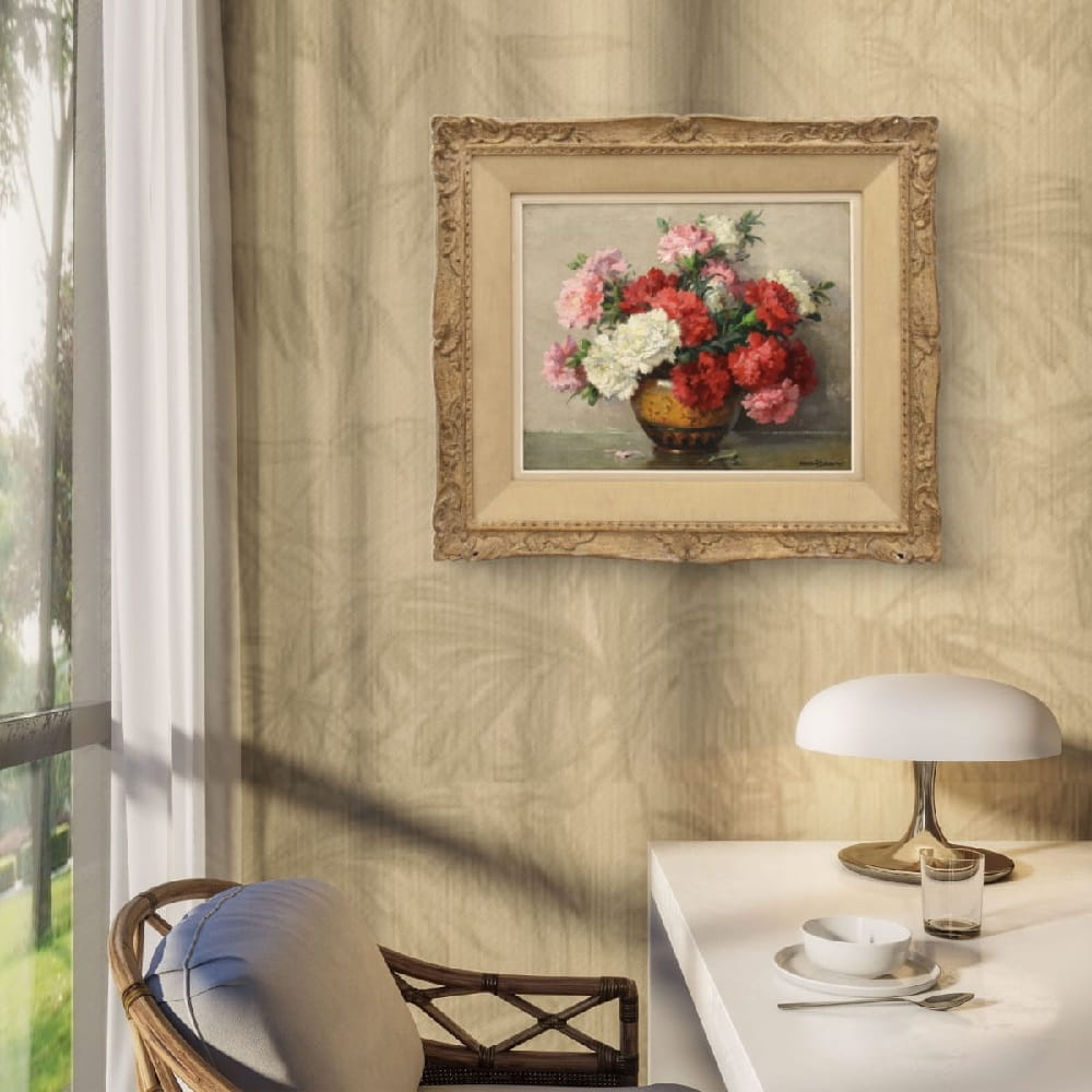 QF765 1a antique floral painting flower oil still life XX art deco.jpg